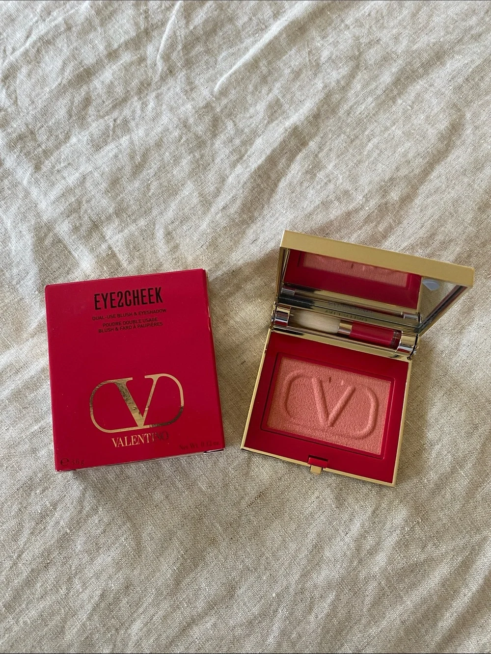 Valentino Eye2Cheek Blush — 7 Orange Delight